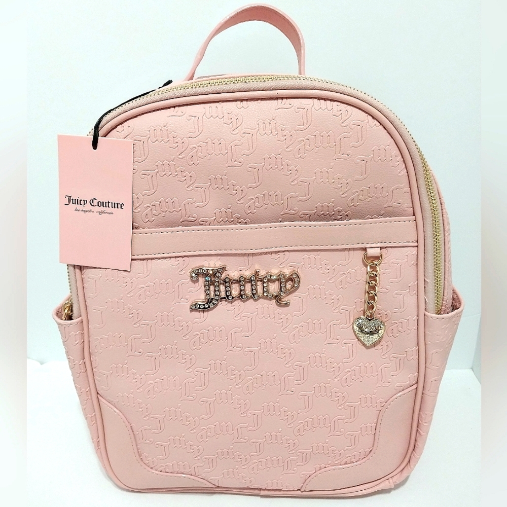 Juicy Couture Heartless Backpack, Pink‎ Diamond, NWT